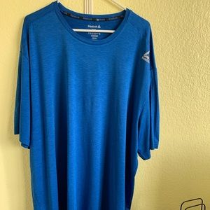 Blue dry wick shirt